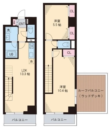 ハーモニーヒルズ瑞江の物件間取画像